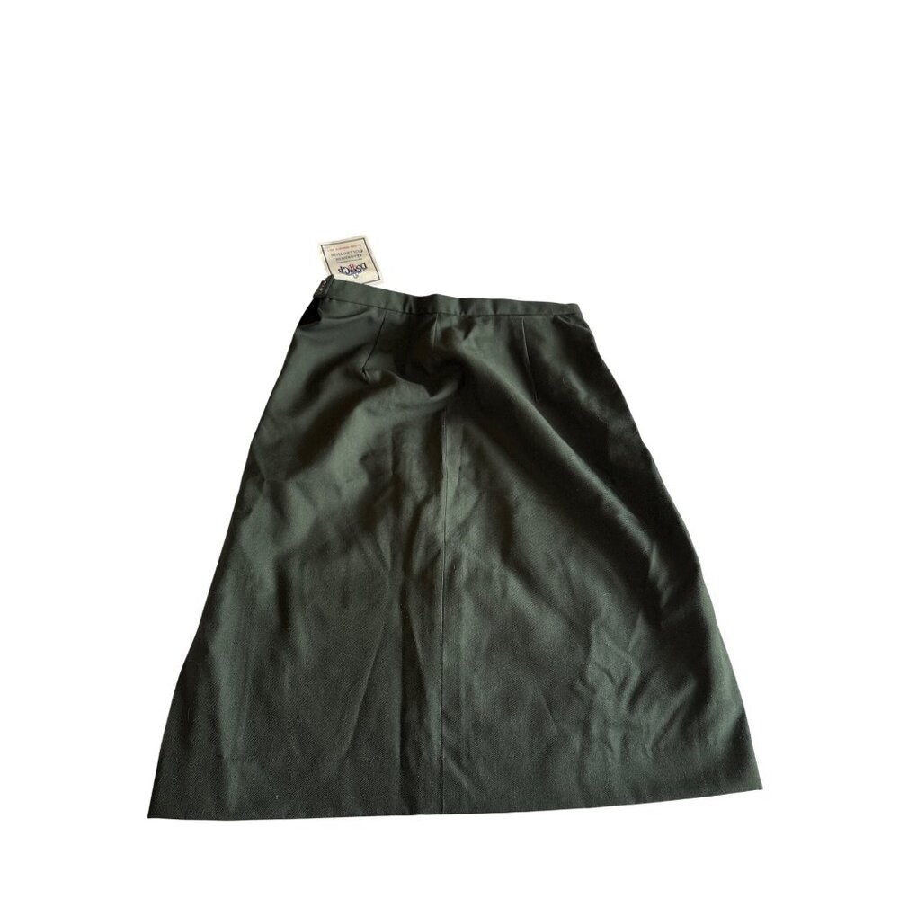 Olive Green Military Skirt Size 16WR Made In USA Lined DSCP Garrison Collection